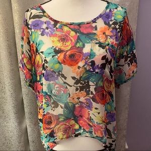 Flower 🌸 sheer top